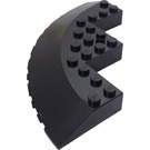 LEGO Steen 10 x 10 Rond Hoek met Tapered Rand (58846)