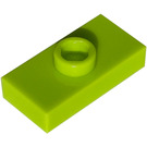 LEGO Plate 1 x 2 with 1 Stud (without Bottom Groove) (3794)