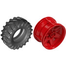 LEGO Wheel 56mm x 34mm with Black Tire 107 x 44
