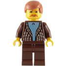 LEGO Vernon Dursley met Bruin Cardigan Minifiguur