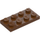 LEGO Reddish Brown Plate 2 x 4 (3020 / 5584)