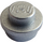 LEGO Metallic Silver Plate 1 x 1 Round (6141 / 30057)