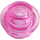 LEGO Transparent Dark Pink Plate 1 x 1 Round (6141 / 30057)