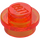 LEGO Transparent Neon Reddish Orange Plate 1 x 1 Round (6141 / 30057)