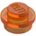 LEGO Transparent Orange Plate 1 x 1 Round (6141 / 30057)